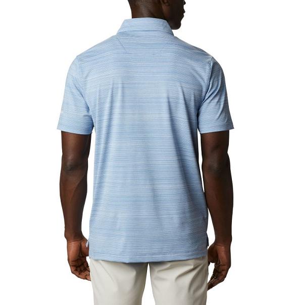 Columbia Omni-Wick Polo Blue For Men's NZ72538 New Zealand